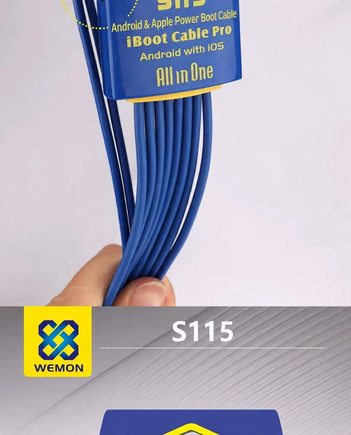 WEMON S115 / S115 Pro Power Boot Cable for iPhone & Android