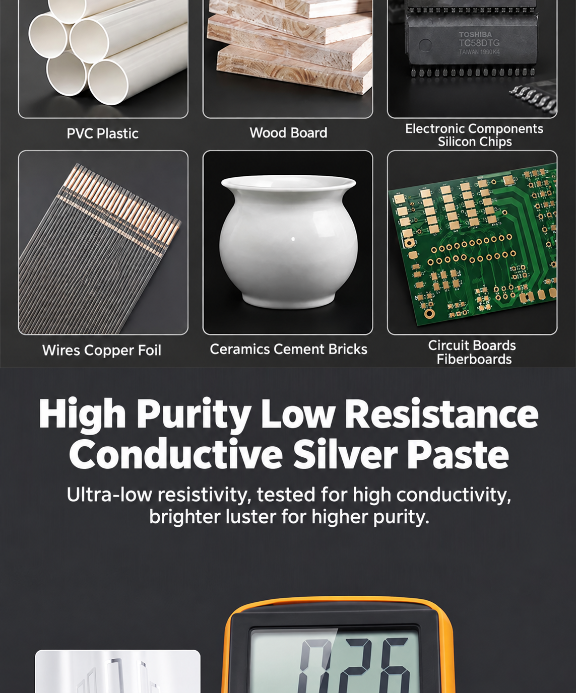 HMT-YJ15 Low Temperature Curing Conductive Silver Paste