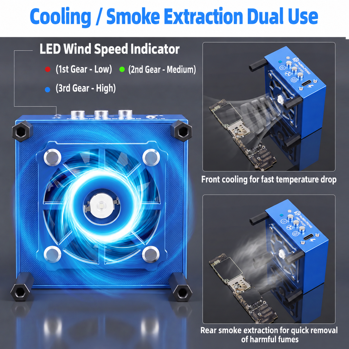 HMT-F001 Solid-State Small Ice Dragon Fan