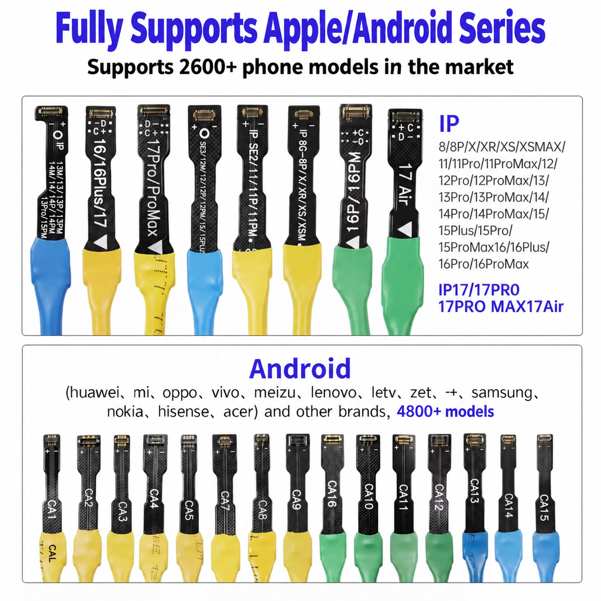 WEMON S115 / S115 Pro Power Boot Cable for iPhone & Android