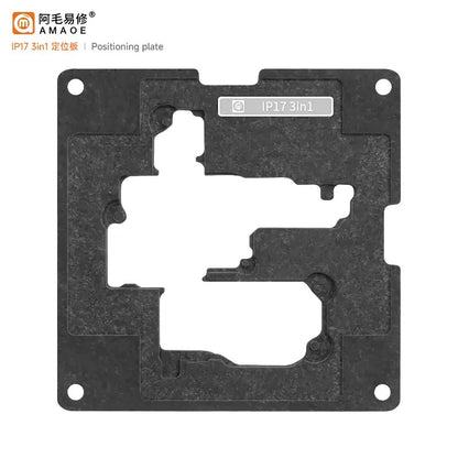 AMAOE iPhone X-17 31in1 iPhone Mid Layer Reballing Station Steel Stencil