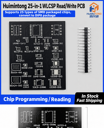 HMT T25 25-in-1 WLCSP Read & Write PCB