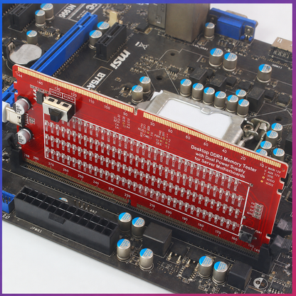 HMT-TC08 Desktop DDR5 Memory Tester with LED Indicators – Dual Power Supply (Server Motherboard)