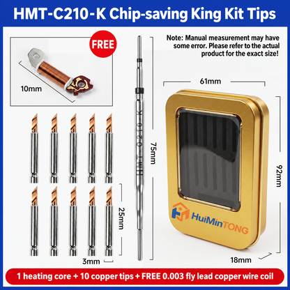 HMT-C210 Interchangeable Jumper Wire Set Soldering Iron Tips