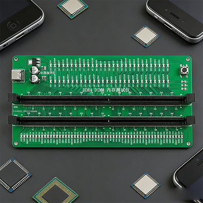 HMT-TT09 Desktop DDR4 Memory Module Tester with LED Indicators (USB Powered)