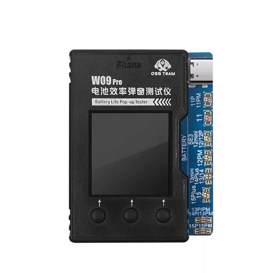 OSS TEAM W09 Pro V3 Battery Life Pop-up Tester for iPhone11-15PM