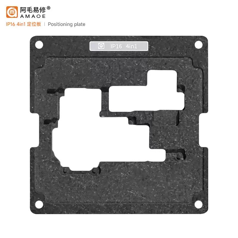 AMAOE iPhone X-17 31in1 iPhone Mid Layer Reballing Station Steel Stencil