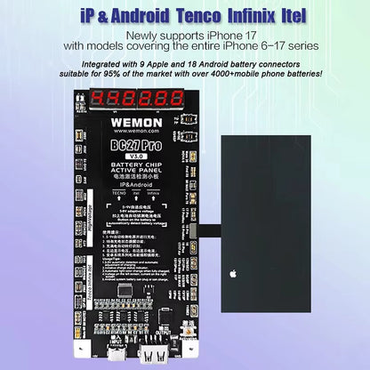 WEMON BC27Pro V30 Battery Activation Tester Board phone repair tools