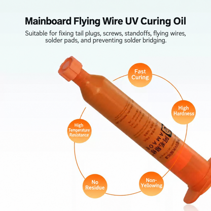 AMAOE 3 Fast Cure UV Glue Phone Motherboard Jumper Wire Repair