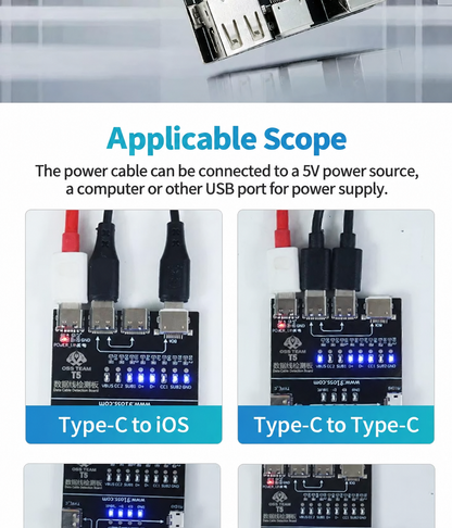 OSS TEAM T5 Data Cable Test Board