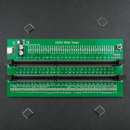HMT-TT08 Desktop DDR3 Memory Module Tester with LED Indicators (Type-C Powered)