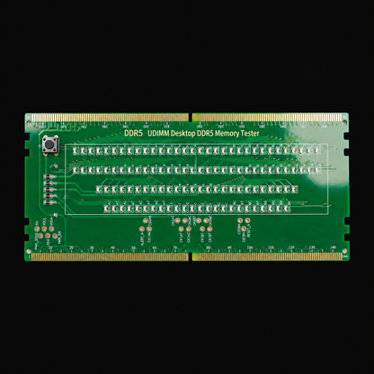 HMT-TC05 Desktop DDR5 Memory Tester with LED Indicators (Standard Motherboard)
