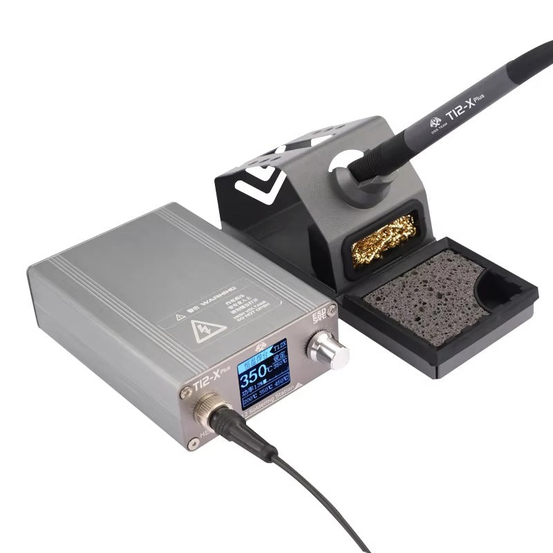 OSS TEAM T12X Plus Constant Temperature Soldering Station 110/220V US power cord as standard EU version uses EU power cord