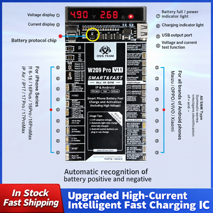 OSS TEAM W209Pro V11 Battery Activation Board