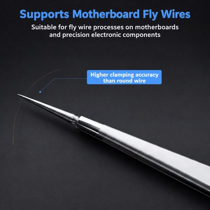 HMT-055S & 055B HuiMinTong Hand Polished Tweezers for Electronics Repair