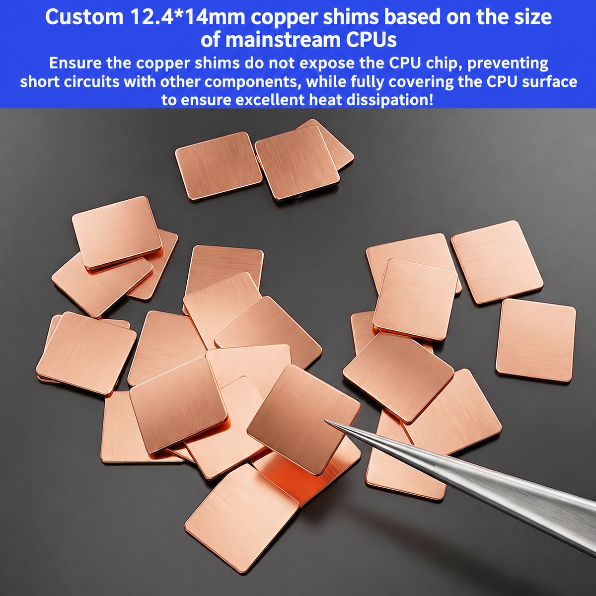 HMT HuiMinTong Phone CPU Thermal Copper Sheet