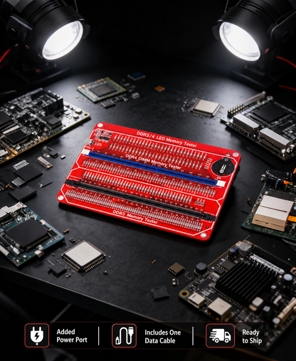HMT-TT03 Desktop DDR3/DDR4 Memory Module Tester (Dual Power Supply)