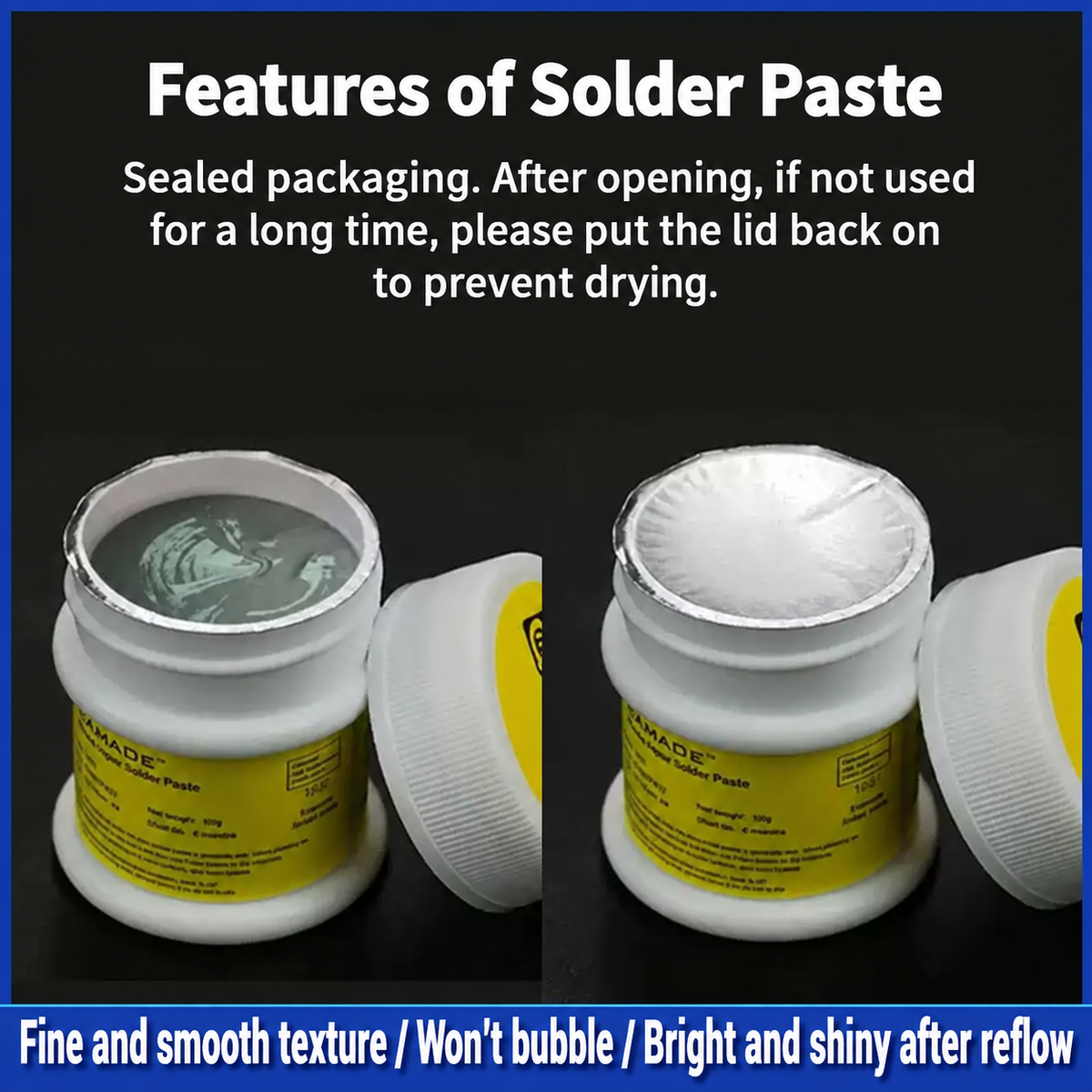 AMAOE Solder Paste for BGA Reballing and Electronics Repair 50g