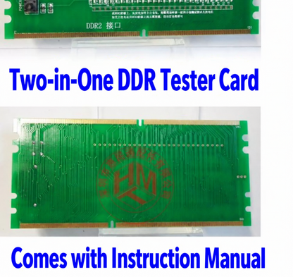 HMT-TC01 2-in-1 Desktop DDR2 & DDR3 RAM Tester with LED Indicator