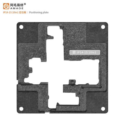 AMAOE iPhone X-17 31in1 iPhone Mid Layer Reballing Station Steel Stencil