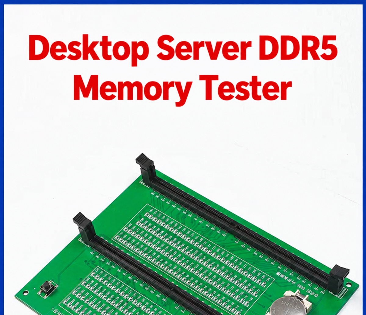 HMT-TT06 2-in-1 DDR5 Desktop &amp; Server RAM Module Tester with LED Indicator