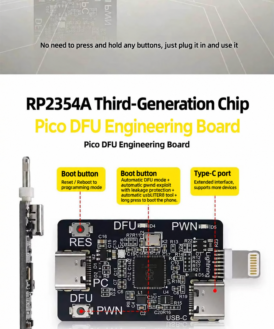 OSS TEAM RP2354A Development Engineering Board