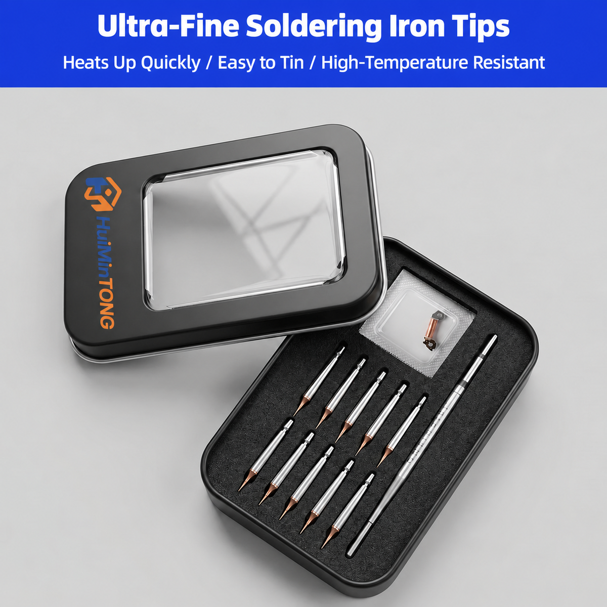 HMT-C210 Interchangeable Jumper Wire Set Soldering Iron Tips