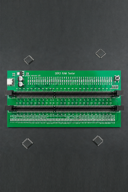 HMT-TT08 Desktop DDR3 Memory Module Tester with LED Indicators (Type-C Powered)