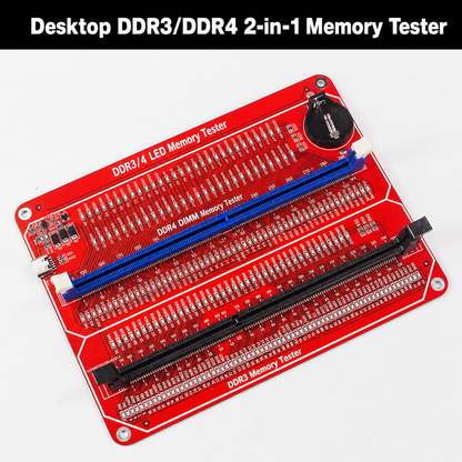 HMT-TT03 Desktop DDR3/DDR4 Memory Module Tester (Dual Power Supply)