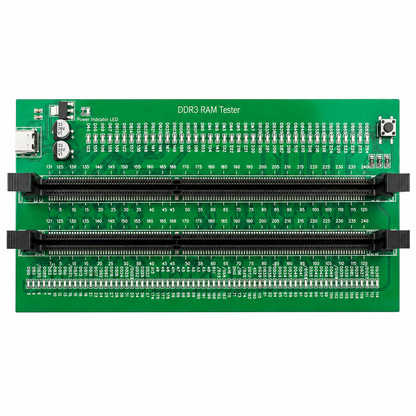 HMT-TT08 Desktop DDR3 Memory Module Tester with LED Indicators (Type-C Powered)