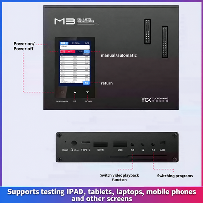 YCX M3 Screen Tester for Tablet & Laptop