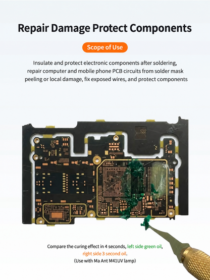 AMAOE 3 Fast Cure UV Glue Phone Motherboard Jumper Wire Repair