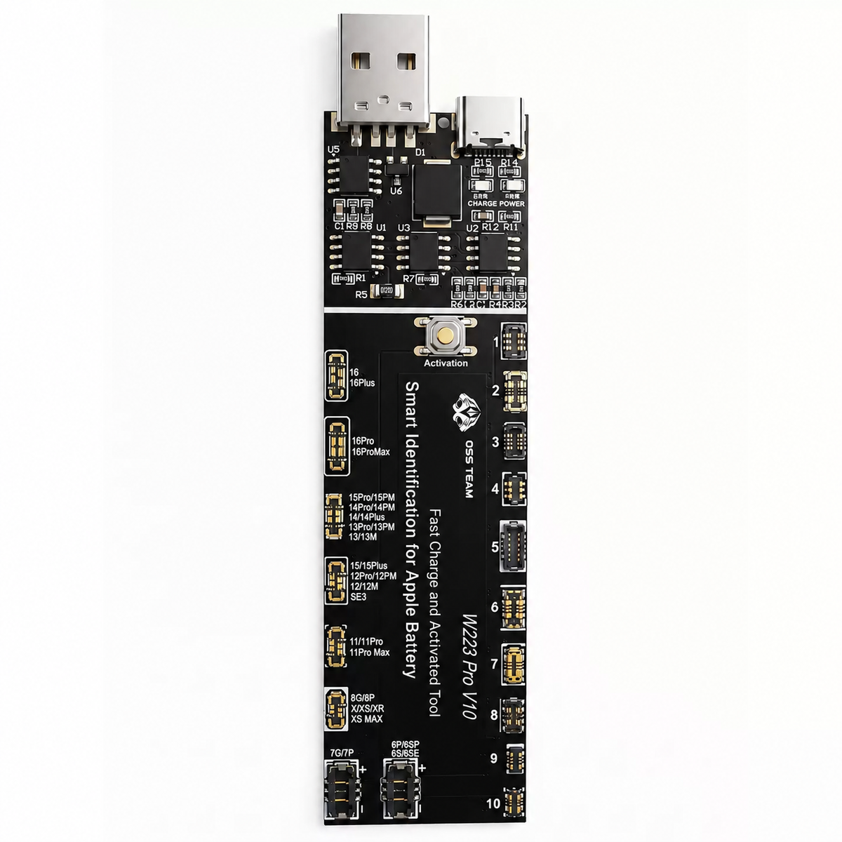 OSS TEAM W223Pro V10 Activation Board for iPhone 6P‑17PM