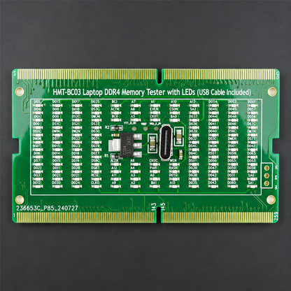 HMT-BC03 Laptop DDR4 Memory Tester with LED Indicators (USB Cable Included)