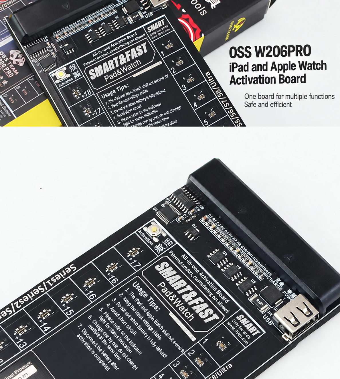 OSS TEAM W206Pro Activation Board for iPad & Apple Watch