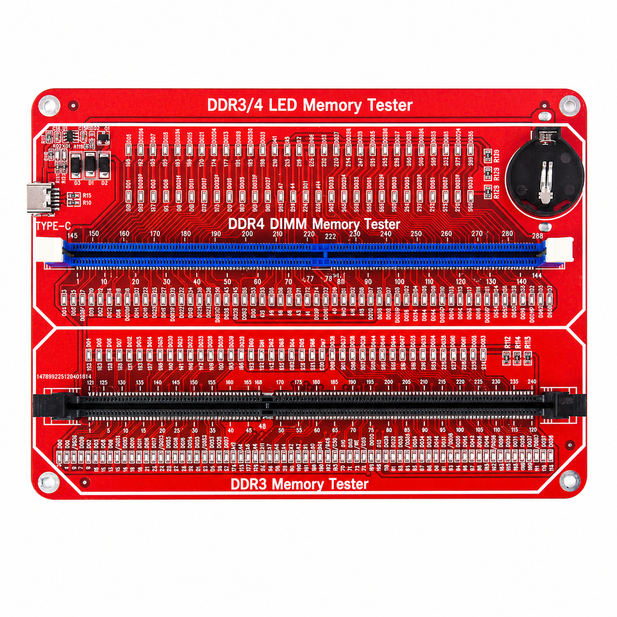 HMT-TT03 Desktop DDR3/DDR4 Memory Module Tester (Dual Power Supply)