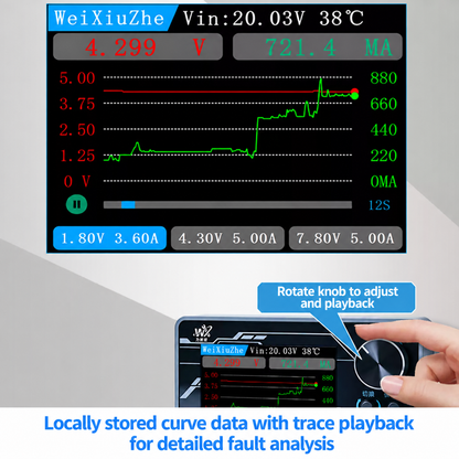 WEIXIUZHE PTV1 High Precision Multi-Function Smart Power Supply