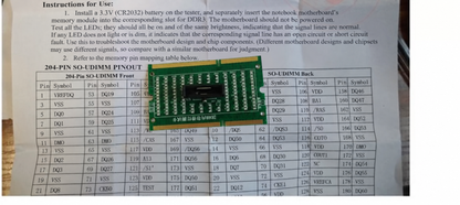 HMT-BC02 DDR4 Laptop Memory Tester with LED Indicator