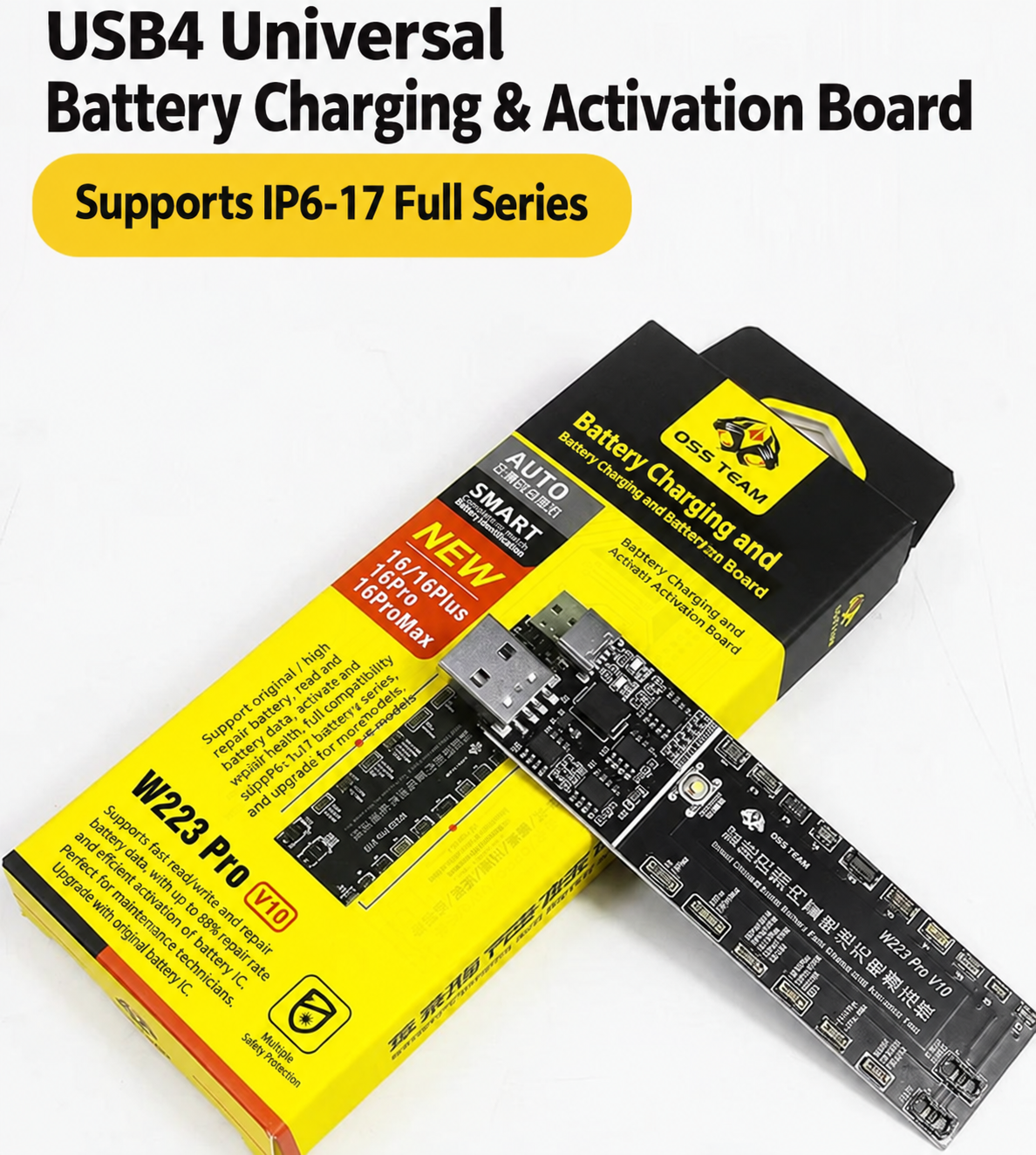 OSS TEAM W223Pro V10 Activation Board for iPhone 6P‑17PM