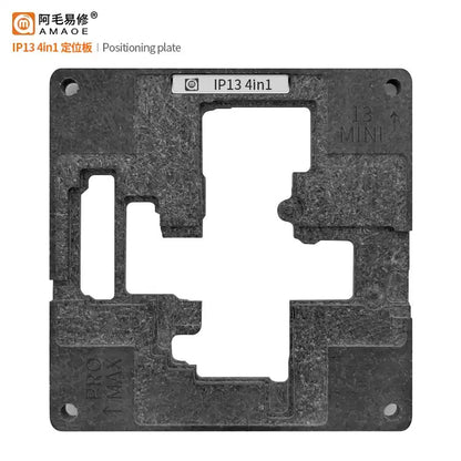 AMAOE iPhone X-17 31in1 iPhone Mid Layer Reballing Station Steel Stencil