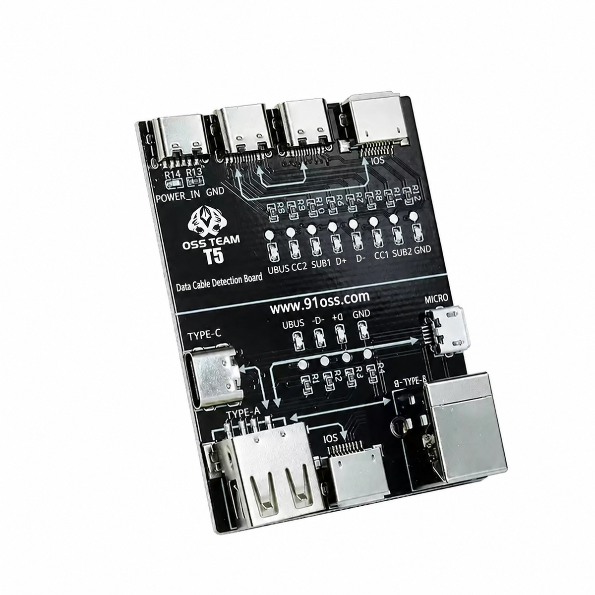 OSS TEAM T5 Data Cable Test Board