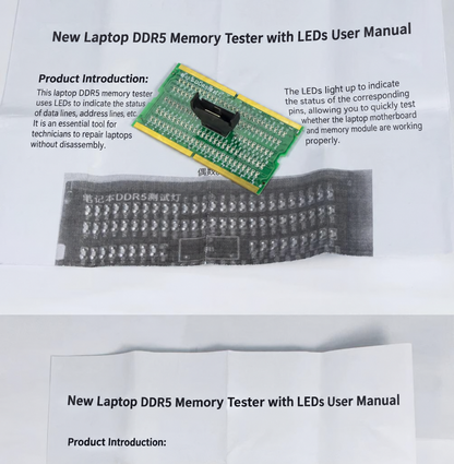 HMT-BC04 Laptop DDR5 RAM Tester with LED Indicator