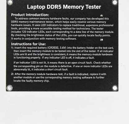 HMT-BT03 Laptop DDR5 RAM Tester
