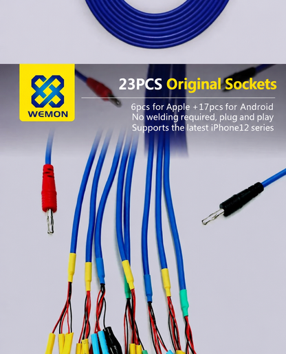 WEMON S115 / S115 Pro Power Boot Cable for iPhone & Android
