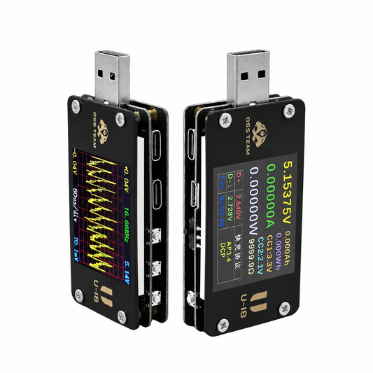 OSS TEAM U18 USB‑A & Type‑C Fast Charging Tester