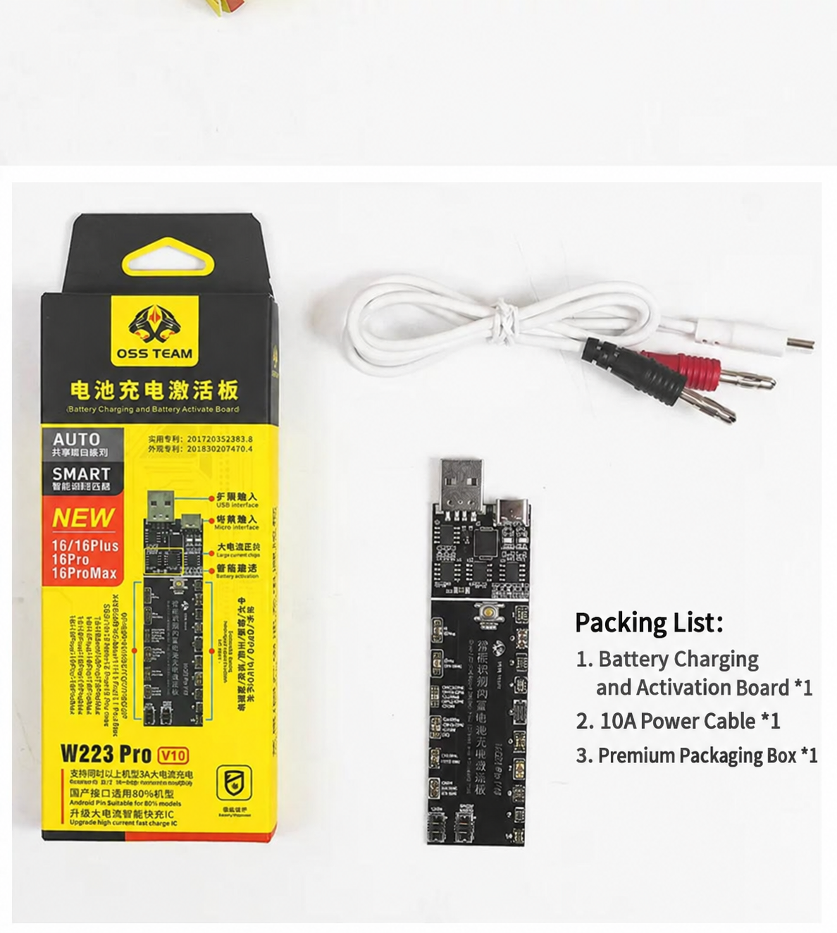 OSS TEAM W223Pro V10 Activation Board for iPhone 6P‑17PM