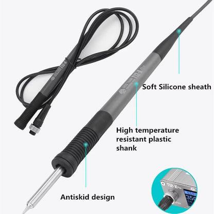 OSS TEAM T12X Plus Constant Temperature Soldering Station 110/220V US power cord as standard EU version uses EU power cord
