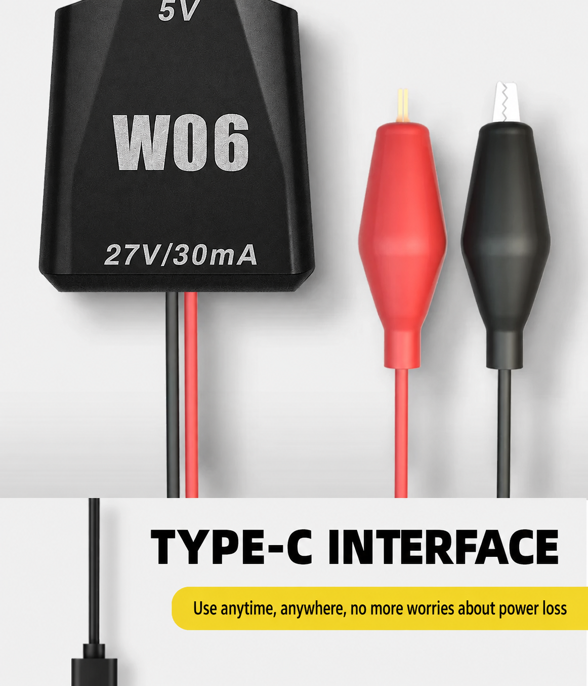 OSS TEAM W06 Battery Adhesive Quick-Release Wire