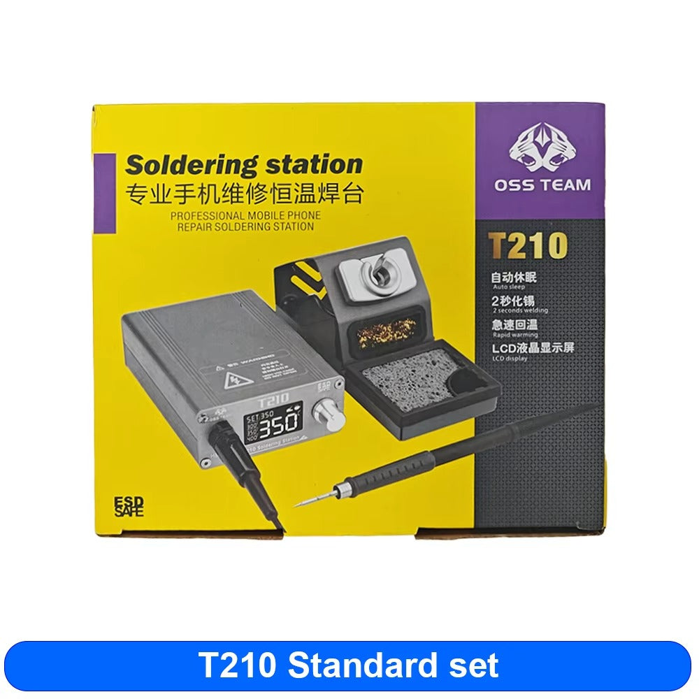 OSS TEAM T210 Solder Station 75W Digital display Constant temperature Standard Configuration 110/220V