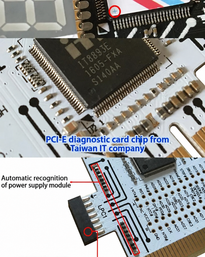 HMT-TL460s Multi-Purpose Debug Card, PCIE & LPC Computer Test Card